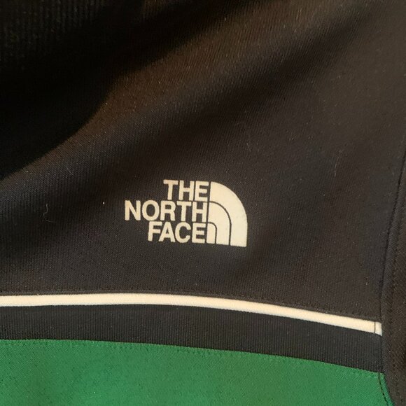 The North Face A5 Women's Full Zip Black w Green and White Track Jacket Size M - Picture 4 of 6